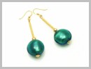 Beryl Boucles d'oreilles Verre Murano