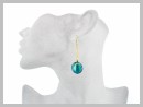 Beryl Boucles d'oreilles Verre Murano