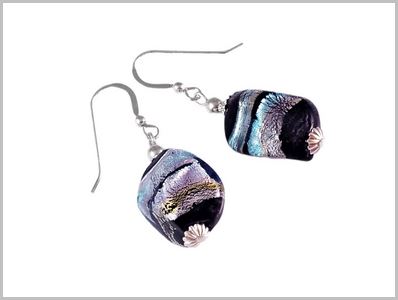 Cervia Boucles d'oreilles Verre Murano