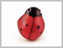 Coccinella Bague Verre Murano