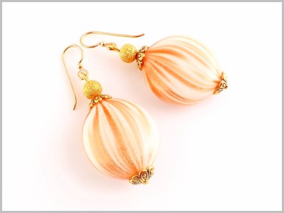 Myria Boucles d'oreilles Verre Murano