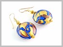 Azzura Boucles d'oreilles Verre Murano