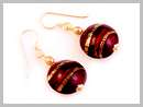 Ornella Boucles d'oreilles Verre Murano