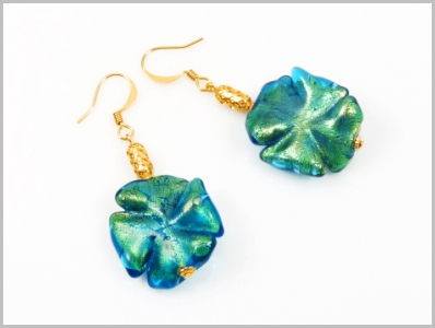 Laguna Boucles d'oreilles Verre Murano