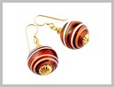 Philae Boucles d'oreilles Verre Murano