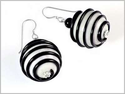 Soho Boucles d'oreilles Verre Murano