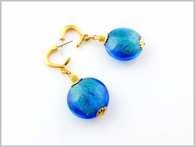 Eslin Boucles d'oreilles Verre Murano