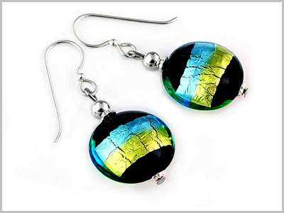 Nylia Boucles d'oreilles Verre Murano