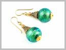 Sankara Boucles d'oreilles Verre Murano