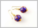 Medicis Boucles d'oreilles Verre Murano