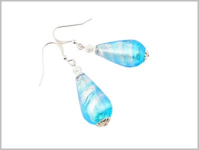 Boucles d'oreilles en Verre de Murano