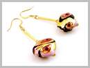 Osiris Boucles d'oreilles Verre Murano