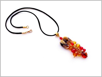 Swamba Pendentif Verre Murano