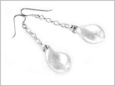 Aurora Boucles d'oreilles Verre Murano