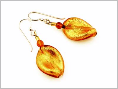 Orica Boucles d'oreilles Verre Murano