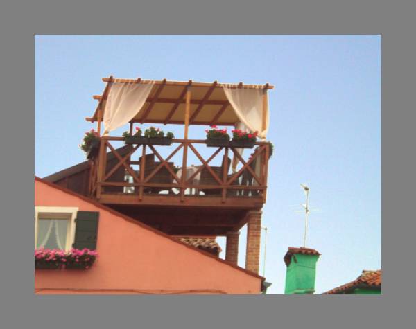 L'Altane typiquement vénitienne est une terrasse construite sur le haut des toits