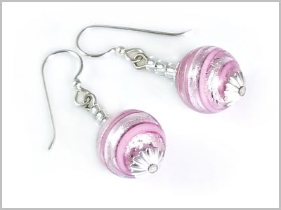 Alexia Boucles d'oreilles Verre Murano