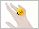 Girasole-T54-2 Bague Verre Murano