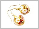 Trevisa Boucles d'oreilles Verre Murano