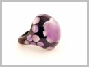 Purple Bague Verre Murano