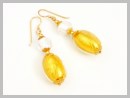 Alania Boucles d'oreilles Verre Murano