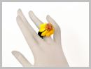 Girasole-T56-2 Bague Verre Murano