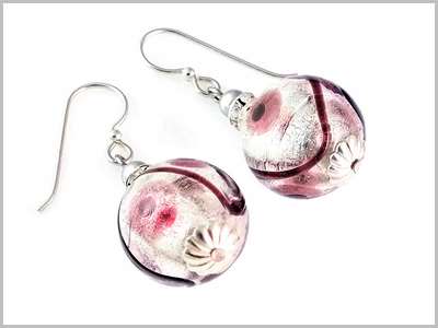 Anais Boucles d'oreilles Verre Murano