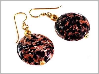 Destiny Boucles d'oreilles Verre Murano