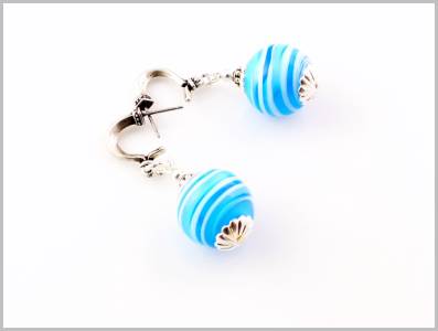 Sirla Boucles d'oreilles Verre Murano