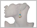 Aurelia Boucles d'oreilles Verre Murano