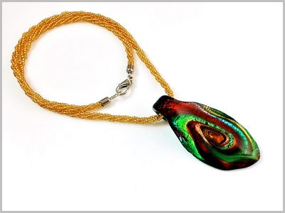 Belize Pendentif Verre Murano