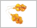 Amberia Boucles d'oreilles Verre Murano