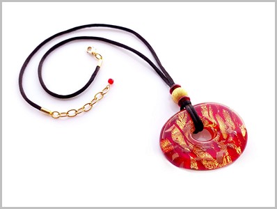 Canyon Pendentif Verre Murano