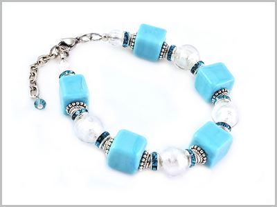 Garance Bracelet Verre Murano