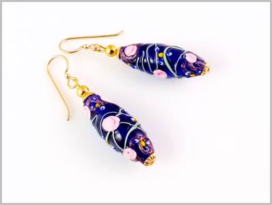 Cesara Boucles d'oreilles Verre Murano