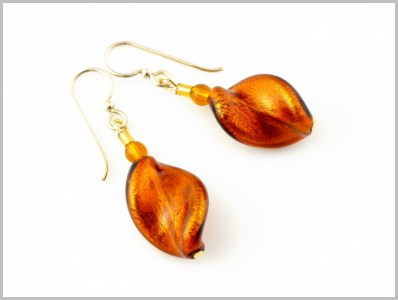 Piacenza Boucles d'oreilles Verre Murano