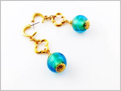 Nessia Boucles d'oreilles Verre Murano