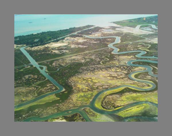 Les lagunes avant l'arrive  Venise