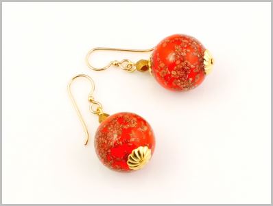 Selena Boucles d'oreilles Verre Murano