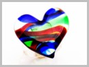 Love Bague Verre Murano