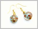 Marly Boucles d'oreilles Verre Murano