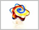 Star Bague Verre Murano